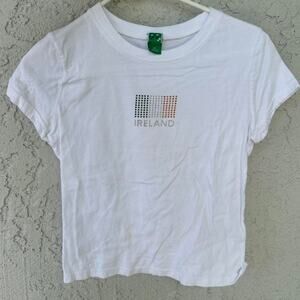 Y2k ireland baby tee